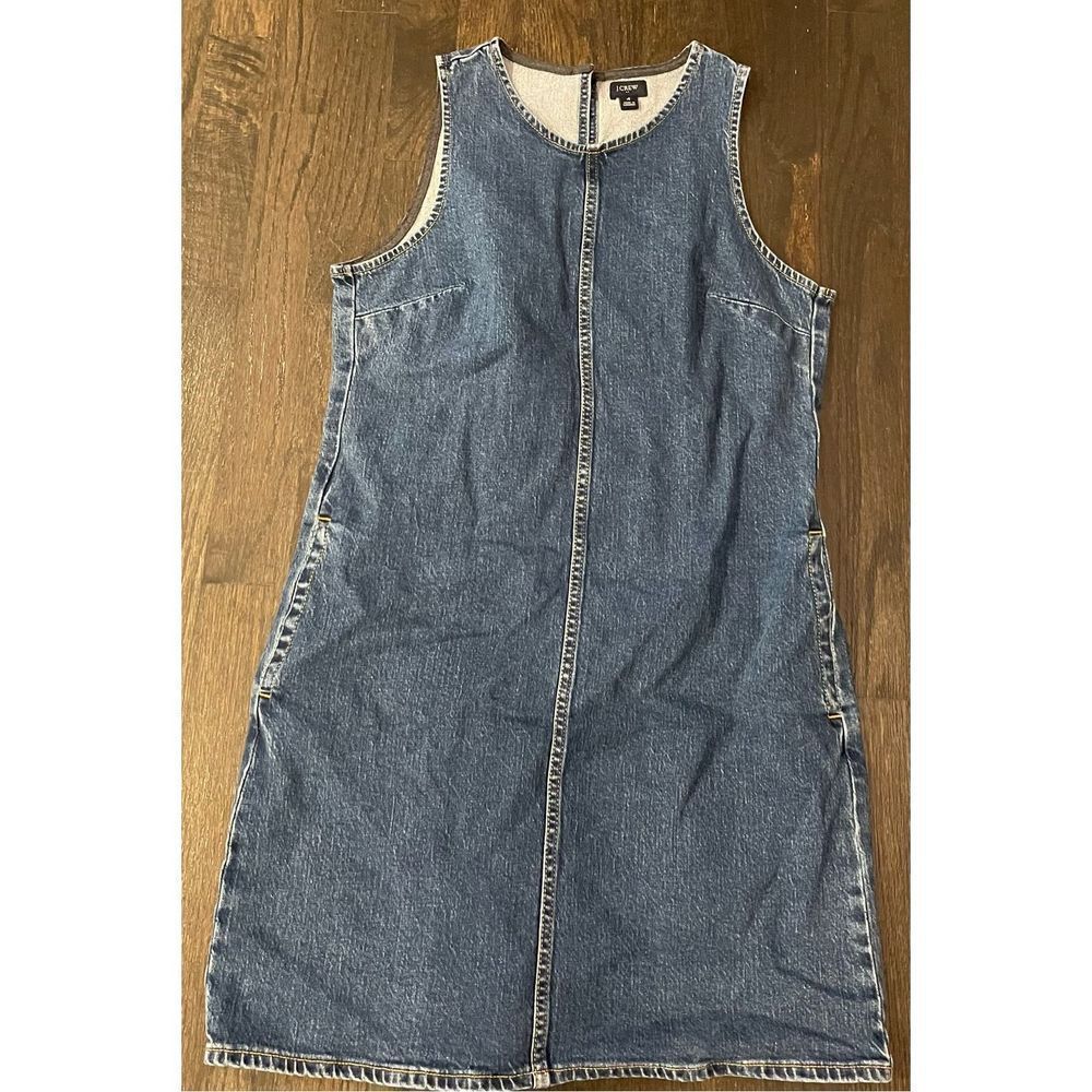 J. Crew Factory Blue Denim Mini Dress